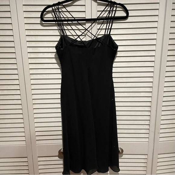 Black Sparkly Mini Dress - Picture 3 of 5